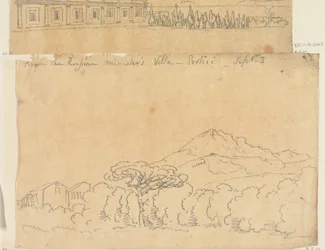 Vanuit de Villa van de Russische Ministers, Portici, 3 September